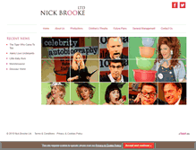 Tablet Screenshot of nickbrooke.com